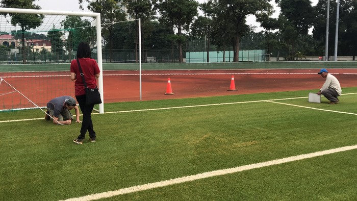 本校新設國際認證人工草皮足球場通過FIFA認證最高標準的兩星認證圖片