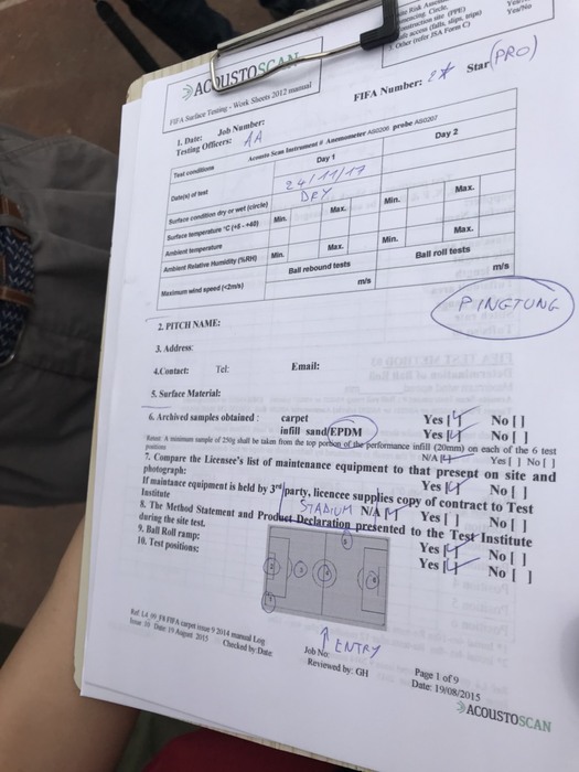 本校新設國際認證人工草皮足球場通過FIFA認證最高標準的兩星認證圖片