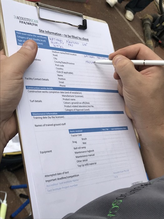 本校新設國際認證人工草皮足球場通過FIFA認證最高標準的兩星認證圖片