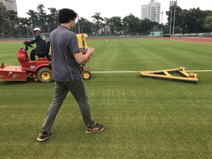 本校新設國際認證人工草皮足球場通過FIFA認證最高標準的兩星認證圖片
