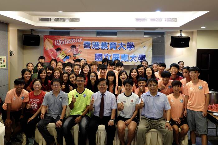 歡迎香港教育大學女子足球隊來訪！圖片